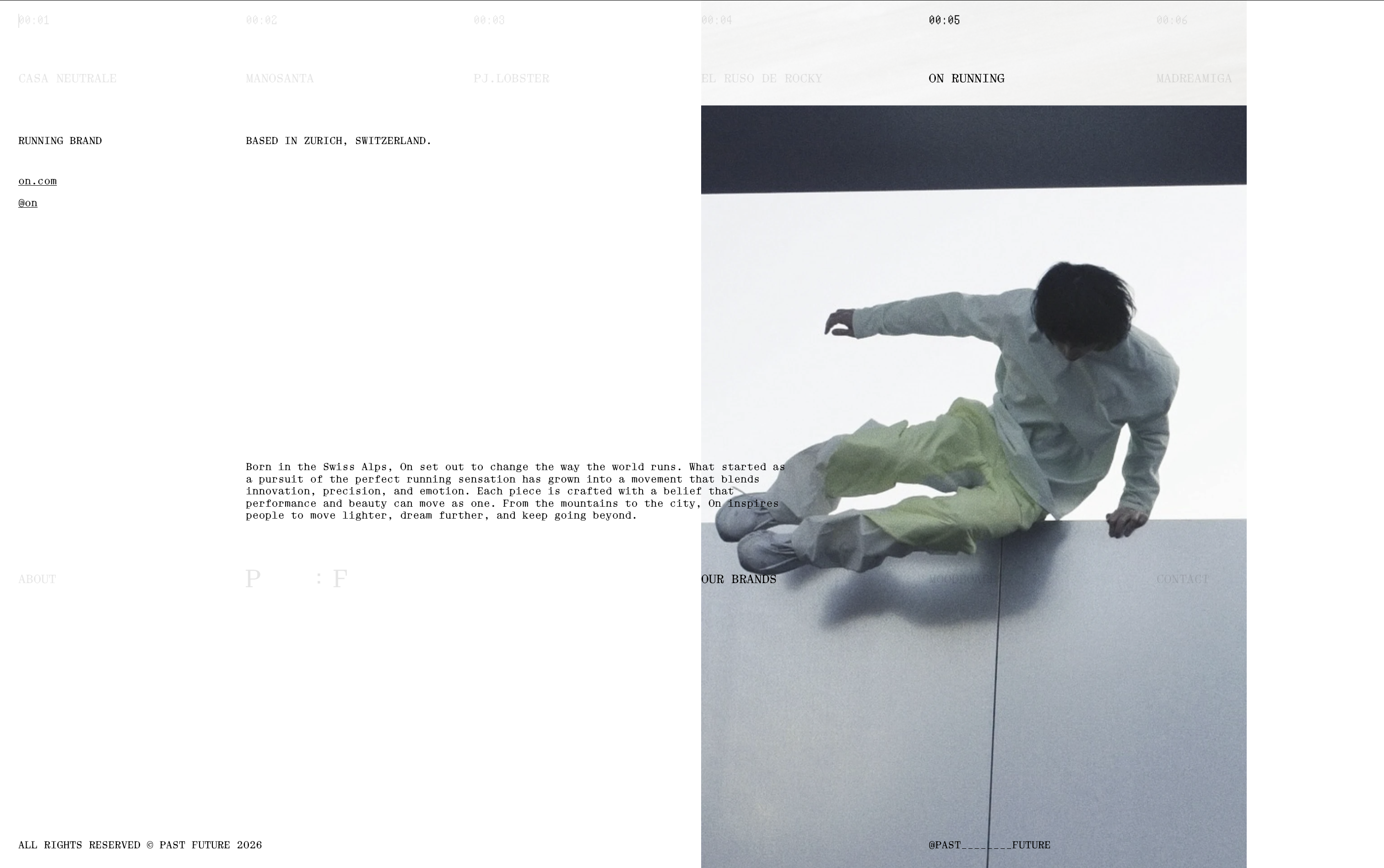 Archivo.Solutions, project: Past : Future web (thumbnail)
